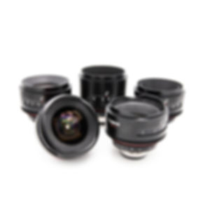 DK Lenses Rehoused Canon FD PL Mount Primes