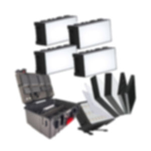 Astera FP6 HydraPanel LED 4-Light Kit with Charging Case